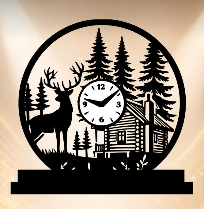 #6 - Deer/Cabin - Desk